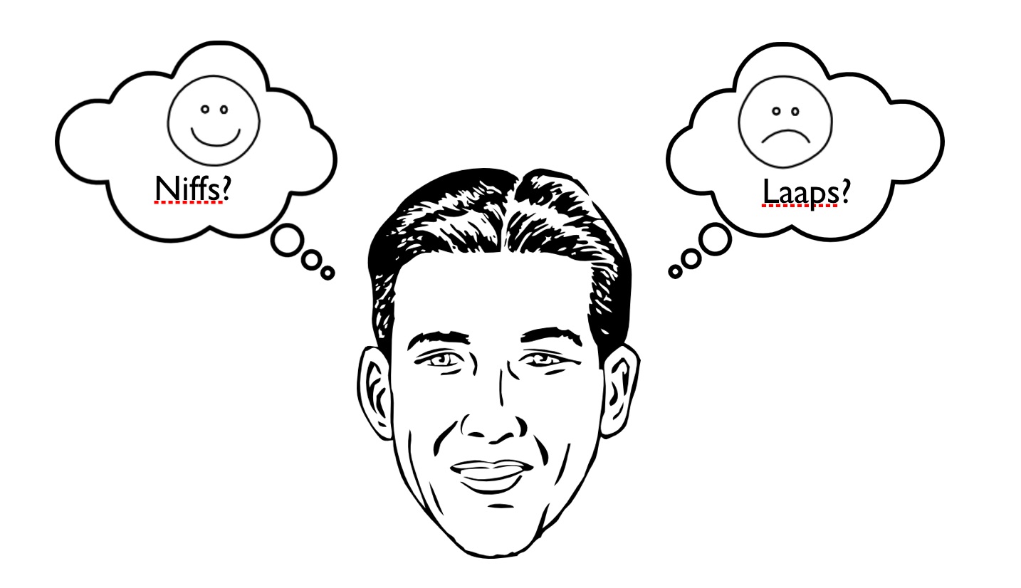 How Do We Learn that Niffs are Good and Laaps are Bad?