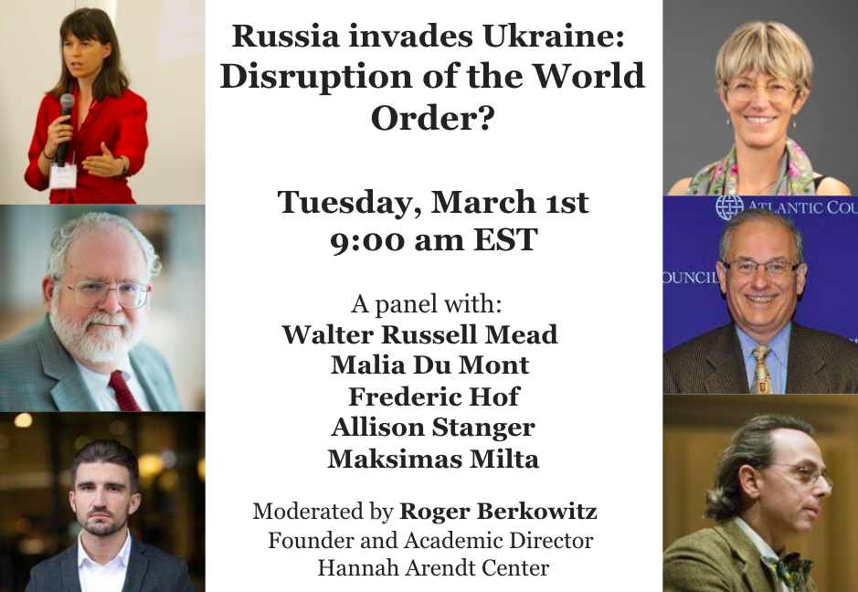 [Russia invades Ukraine: &#65279;Disruption of the World Order?] 