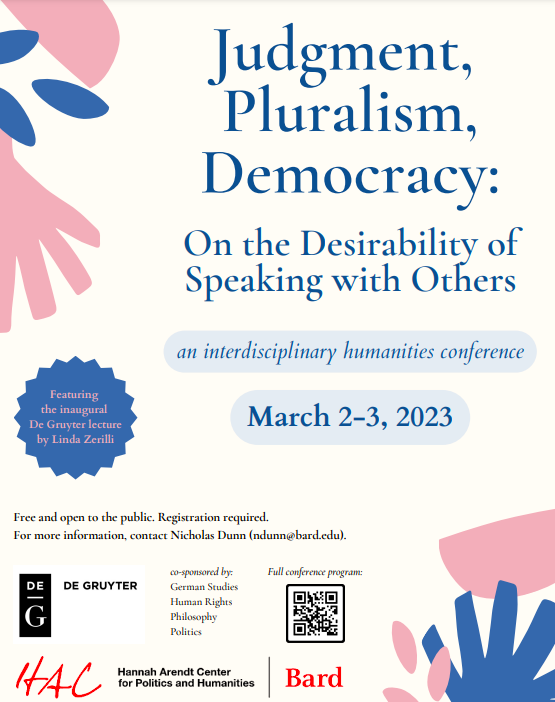 Judgment, Pluralism, and Democracy