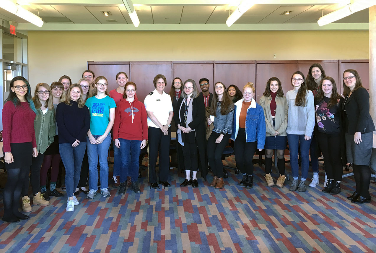 Women and Leadership Course Visits West Point, Meets First Female Dean