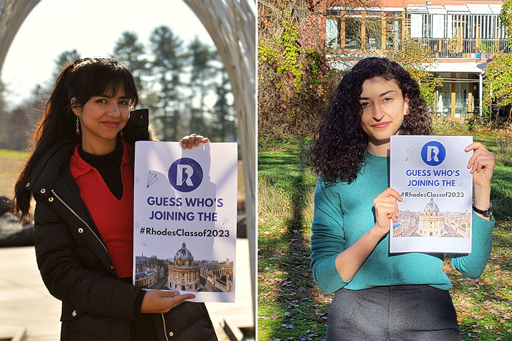 Two Bard College Students, Sonita Alizada and Nawara Alaboud, Win Prestigious Rhodes Scholarships