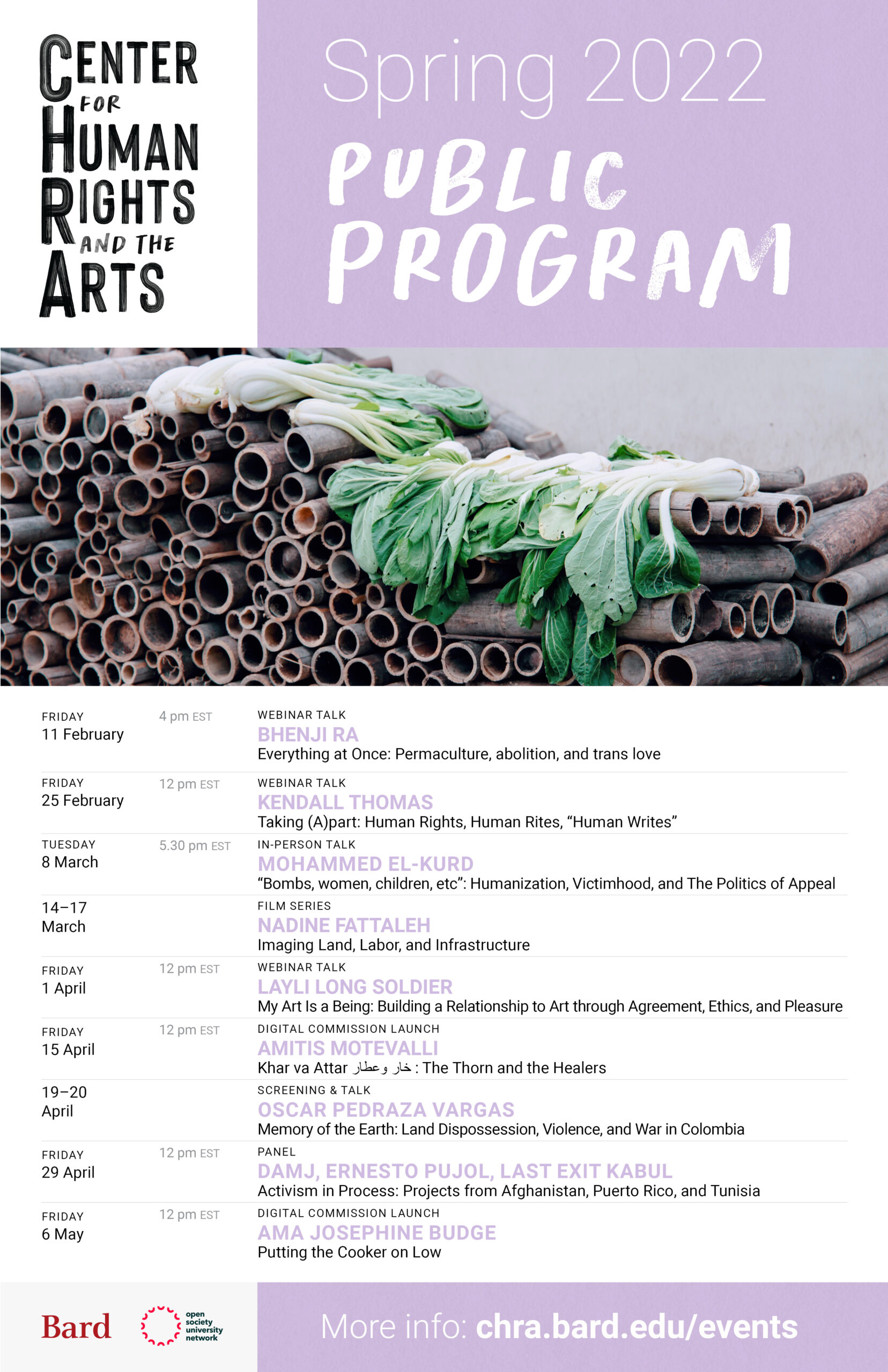 Public program poster