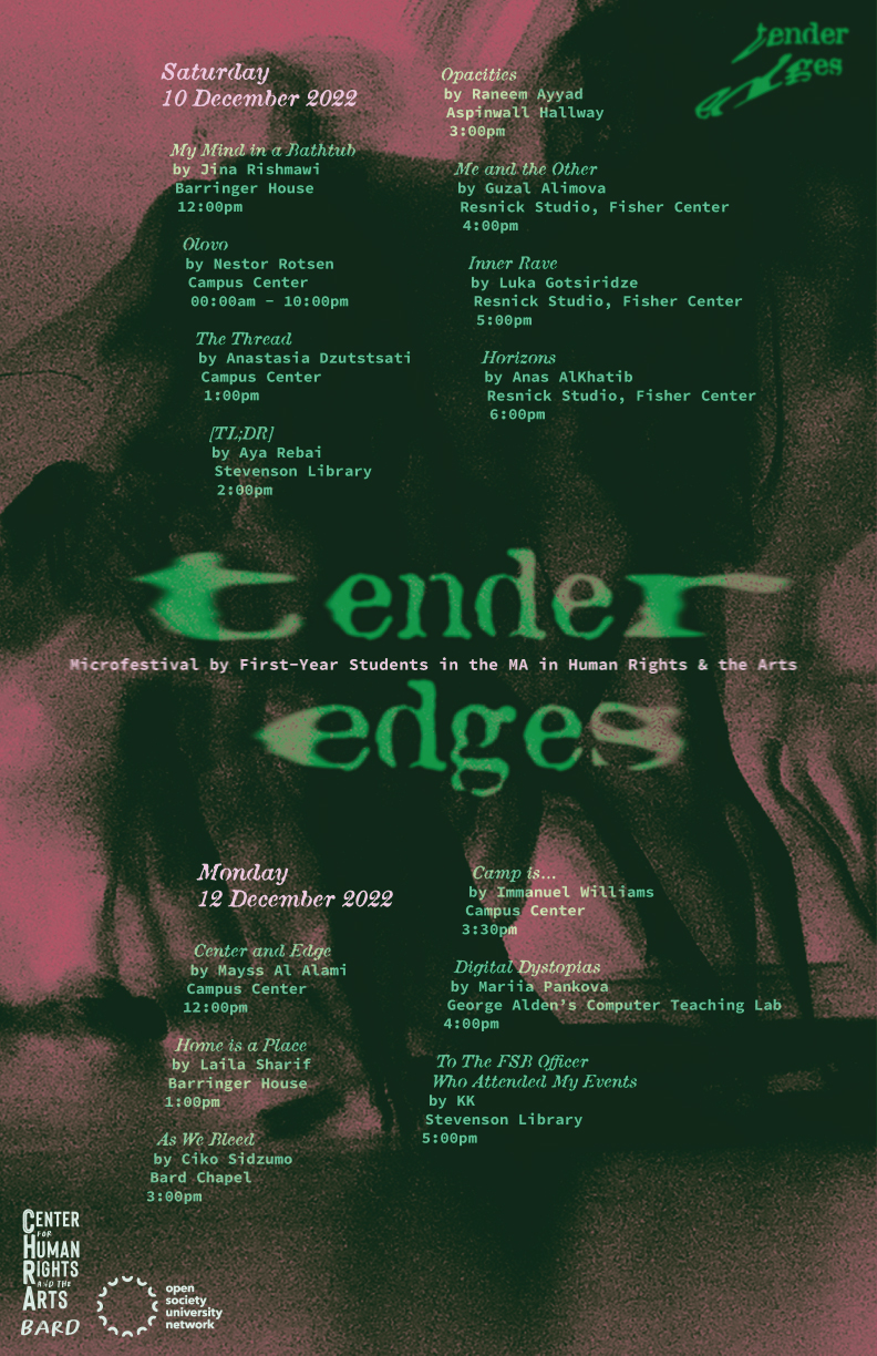 Tender Edges poster