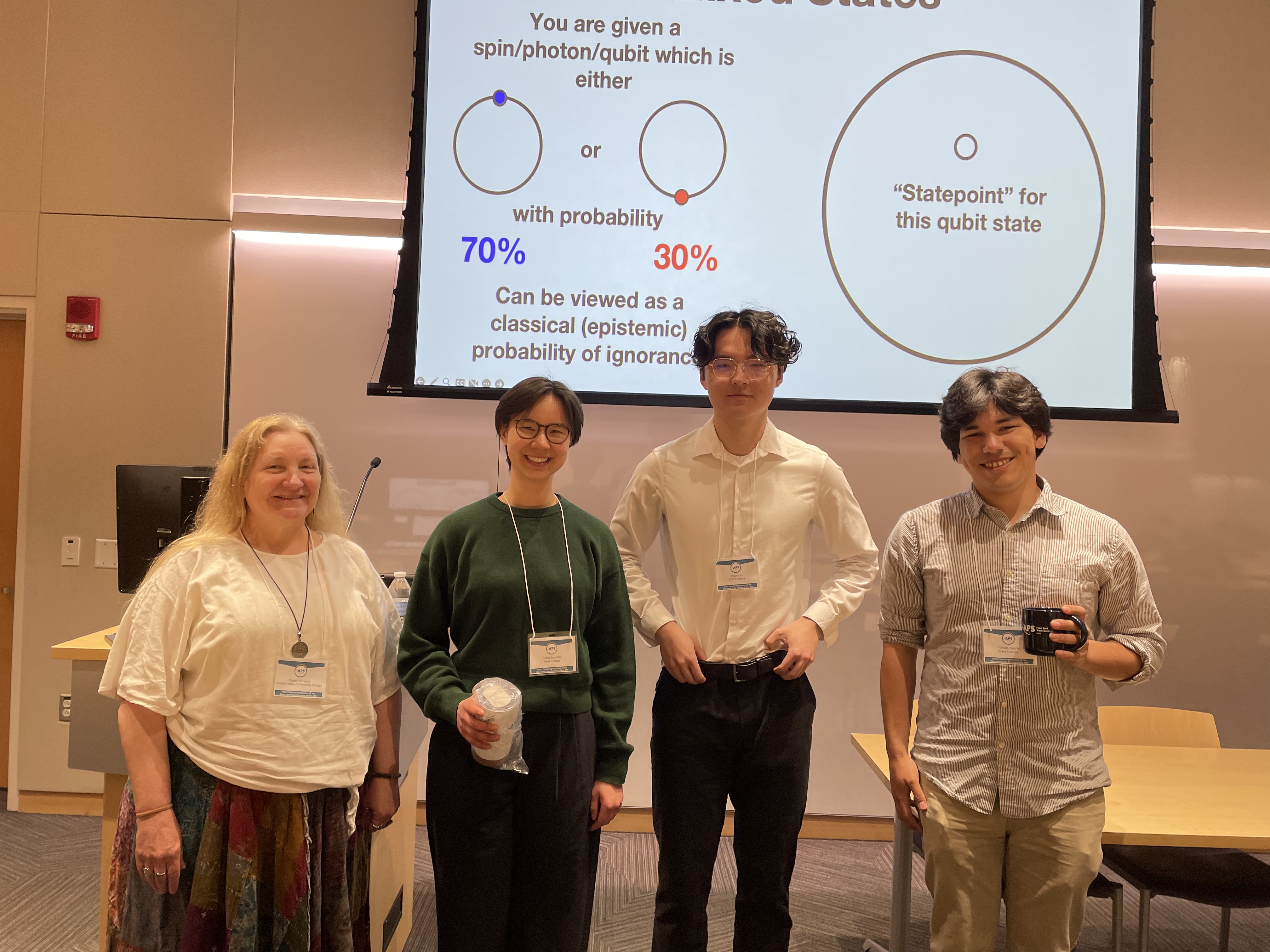 Bard Science Students Awarded at New York State American Physical Society Meeting