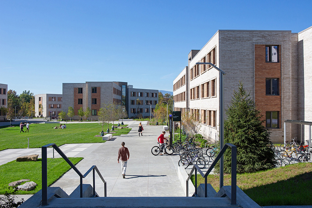 A photo of the North Campus Residence Complex
