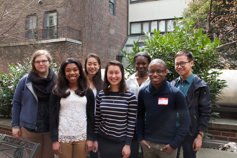 [Bard student attendees gather for a photograph]