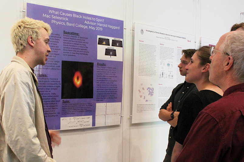 Mac Selesnick’19 presents his senior project work on why black holes spin.