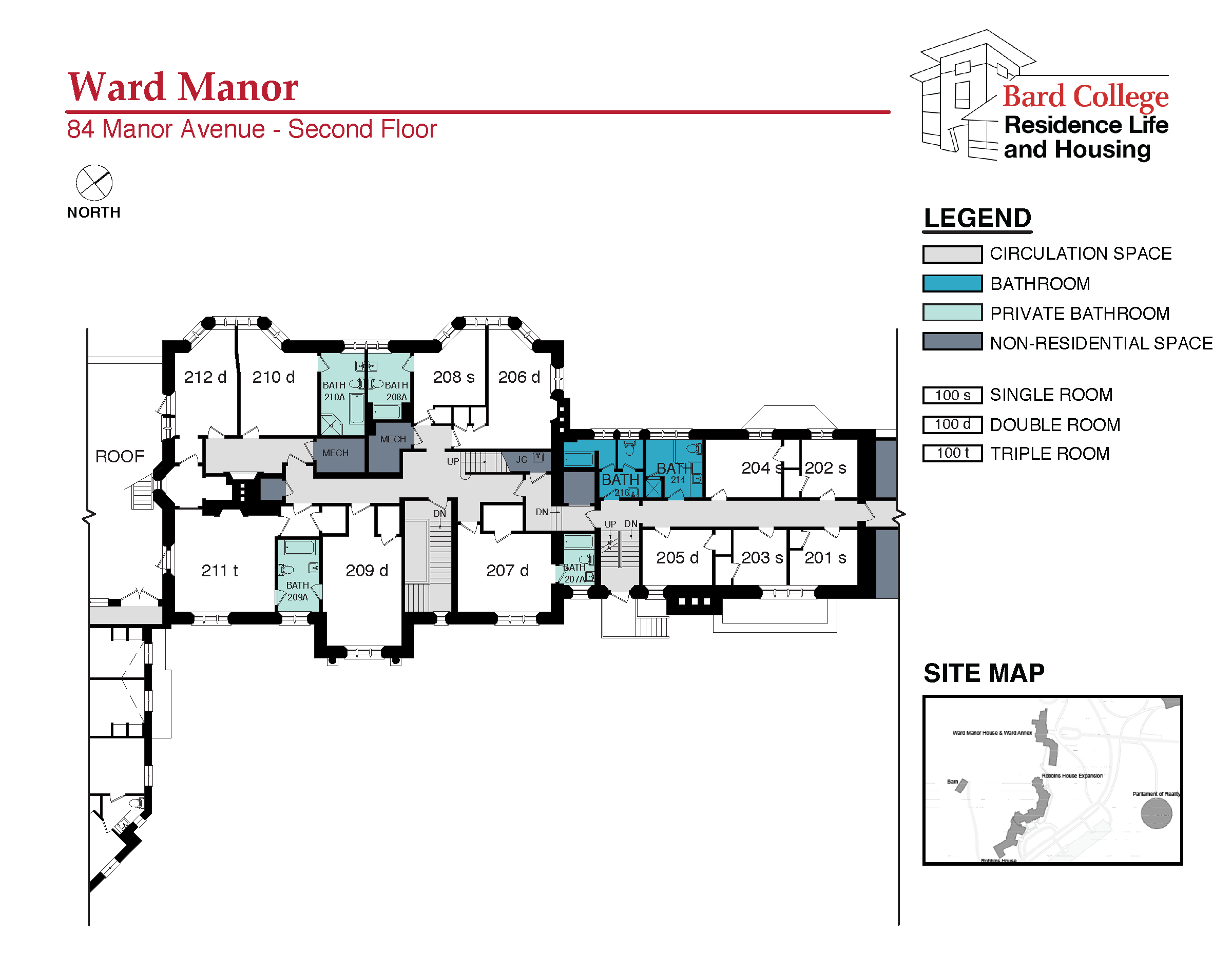 Bard Manor House Floor Plan