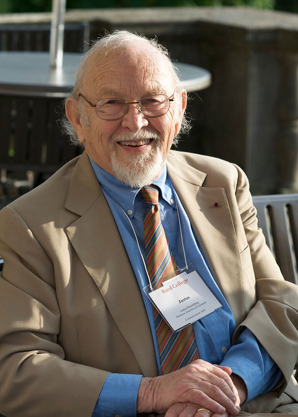 Professor Emeritus Justus Rosenberg at Bard College Commencement and Reunion Weekend, 2009.