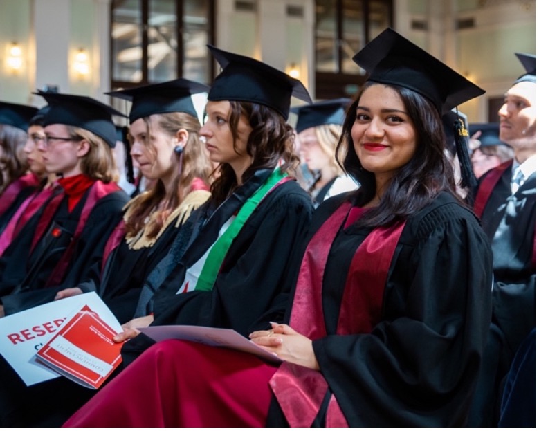 Aisha Kurram at Bard College Berlin Graduation, 2024.