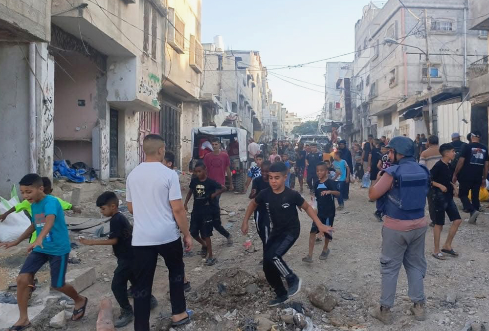 A street scene in Tulkarem. Photo courtesy of Haneen Jarrad.