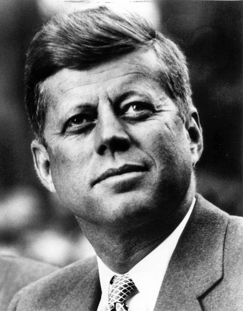 El presidente John F. Kennedy