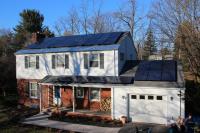 Los paneles solares instalados en la casa del autor