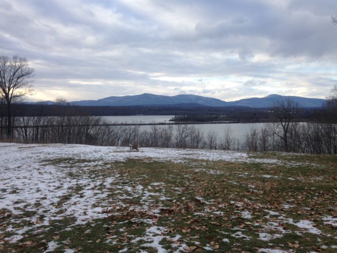 <em>View of the Hudson River during the winter, photo by Natalie Schuman. </em>