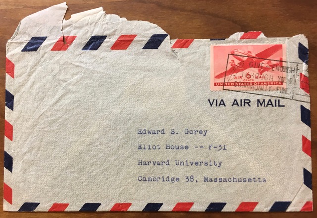 harvard acceptance letter envelope