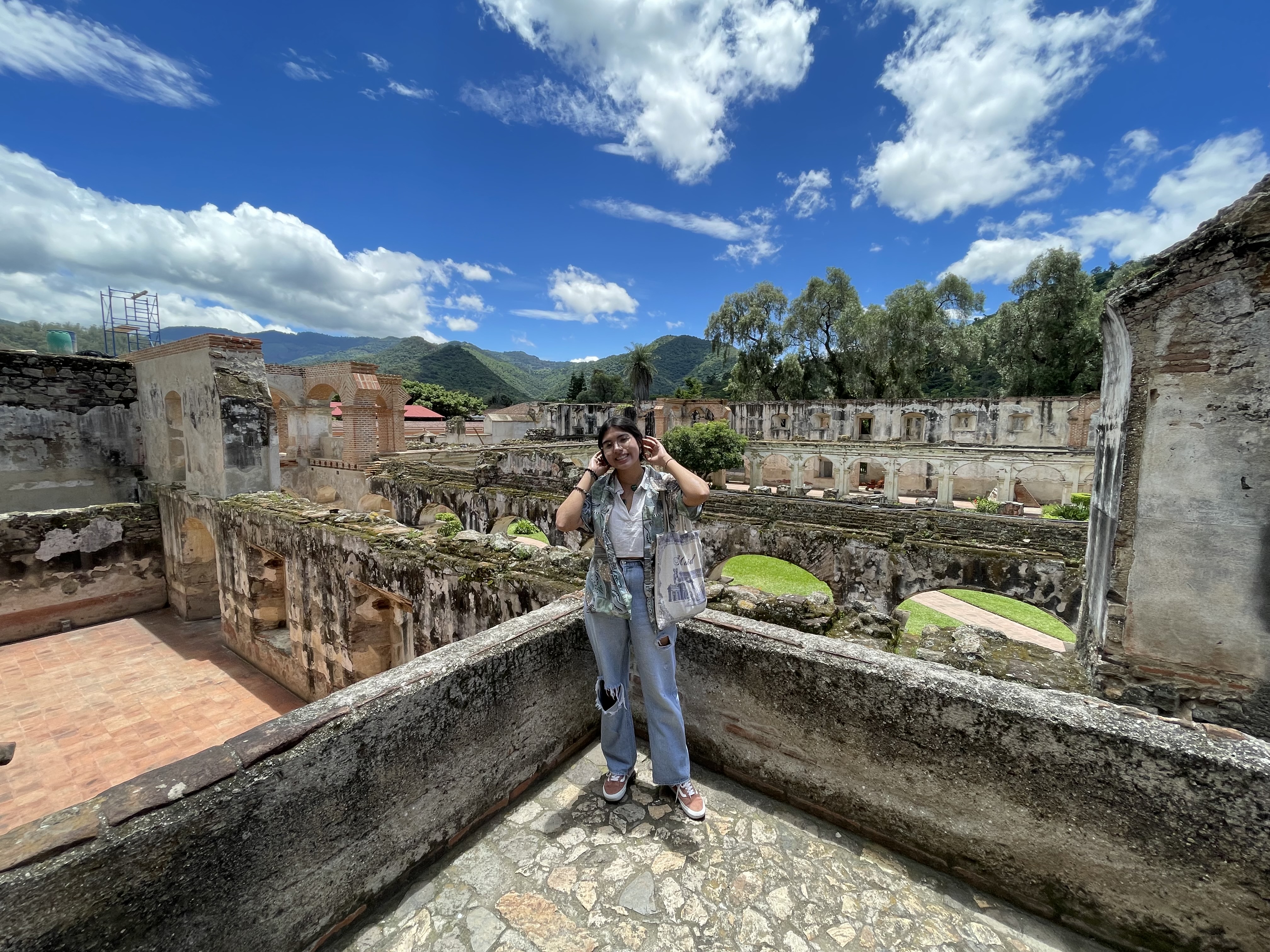 Adriana Parada Campos en Antigua, Guatemala