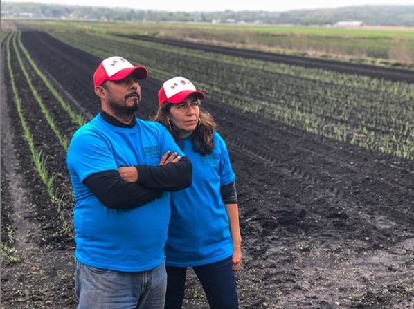 Martín and Gaudencia Rodríguez, owners and workers of Mimomex Farm