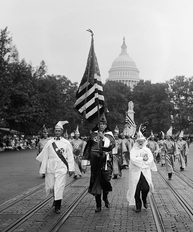 Desfile del Ku Kux Klan en Washington DC en 1926