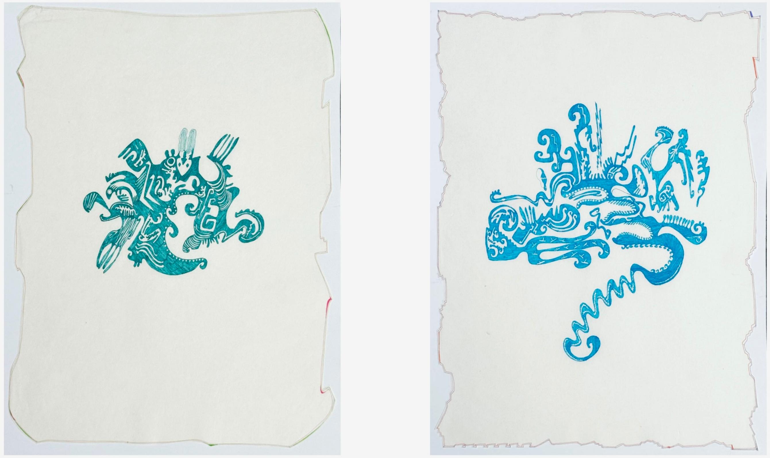 Koyoltzintli Miranda, camina entre el sonido de los cascabeles.