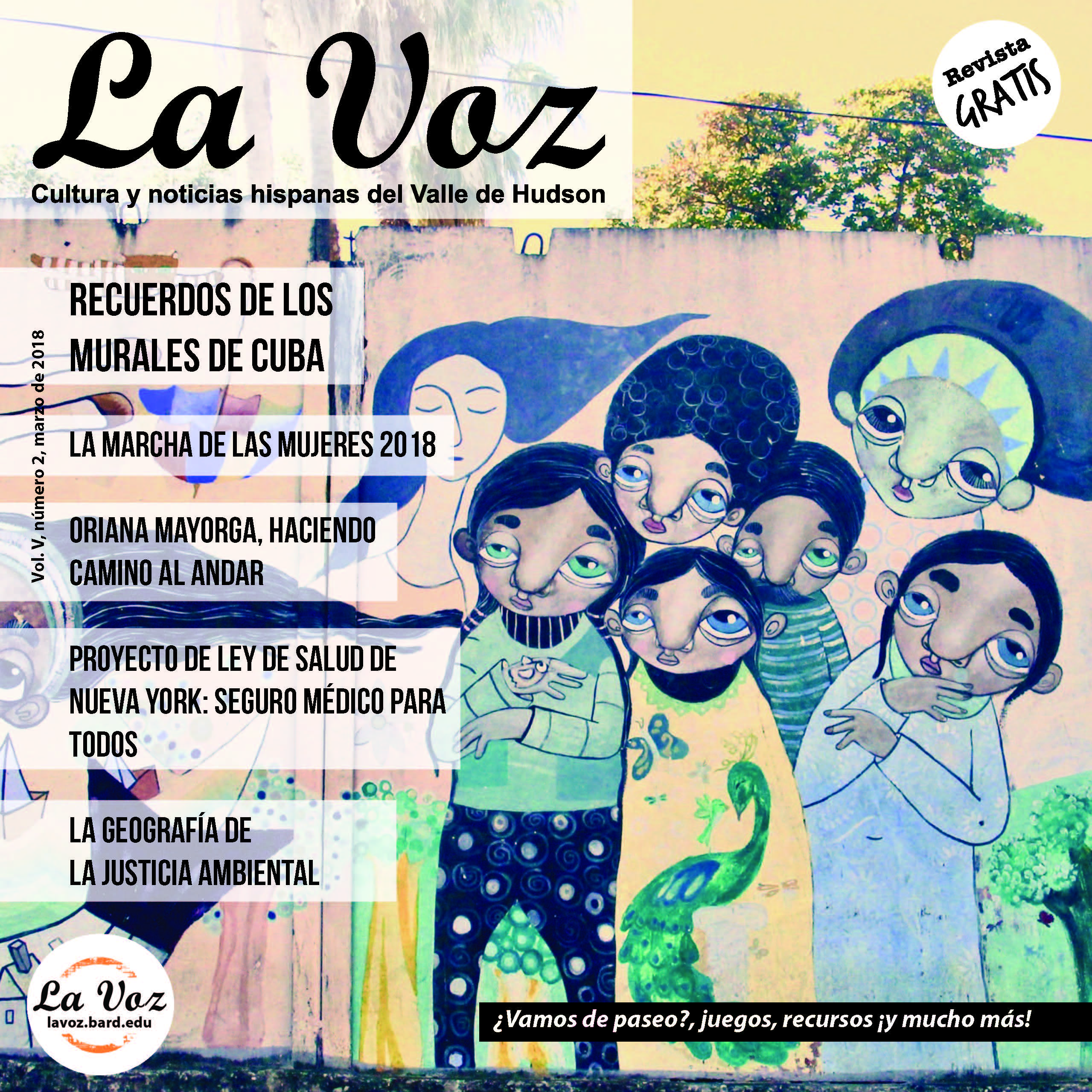 Imagen de la portada de La Voz marzo 2018, fotograf&iacute;a de Franc Palaia