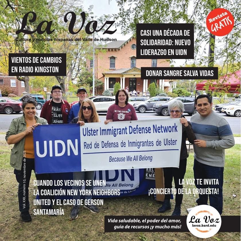 Imagen de portada de la versi&oacute;n impresa de la revista La Voz del mes de&nbsp; 2025, foto de Victor Cueva.